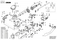 Bosch 3 601 B57 170 GET 75-150 Random orbital sander 230 V / GB Spare Parts GET75-150